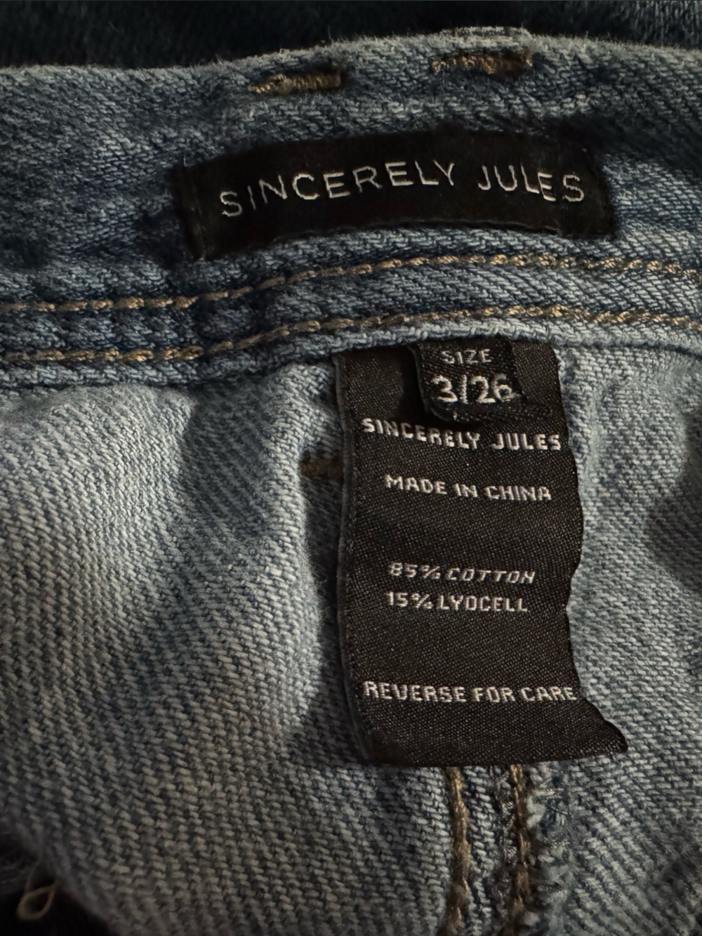 Sincerely Jules Cropped Wide-Leg Jeans – Size 26 - Picture 7 of 7